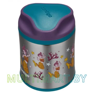 Термос Contigo Foodjar 0.3 л  2136764 (серебристый/рисунок)